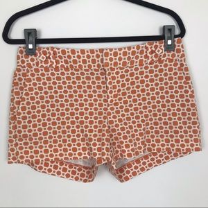 Banana Republic Ryan Fit SHORT orange geometric 6